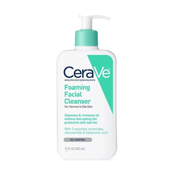CERAVE FOAMING FACIAL CREANSER 355ML