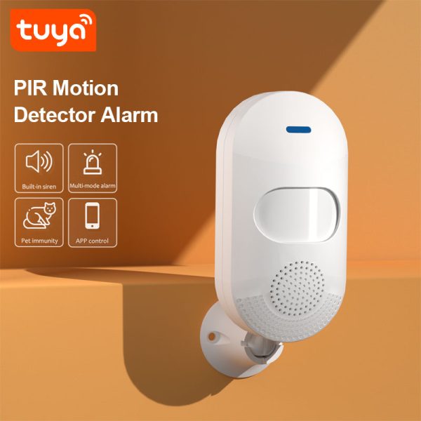 Smart WiFi PIR Motion Sensor with Sound Alarm